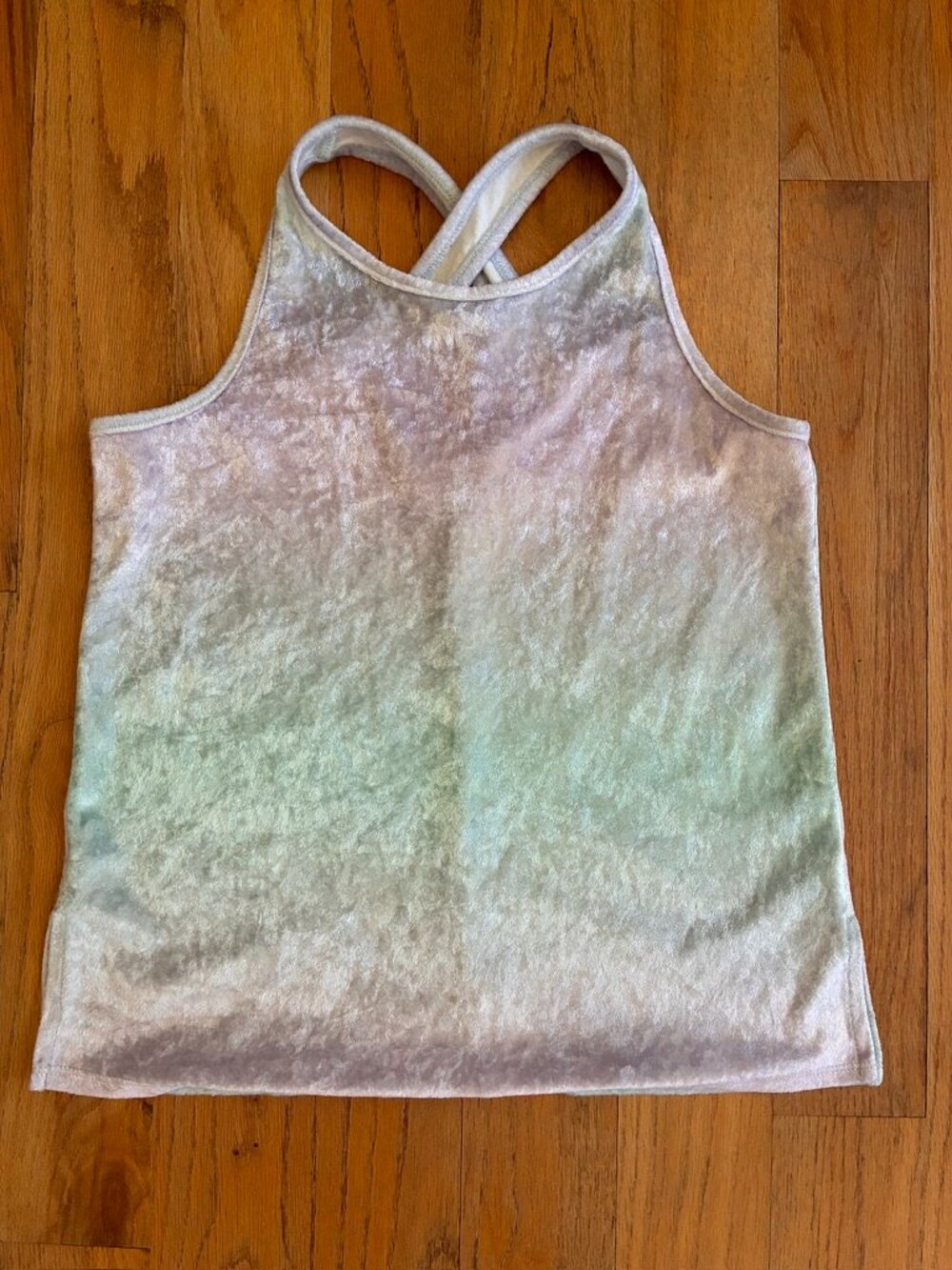 More Than Magic Girls Pastel Ombré Velvet Sleep Tank 10/12